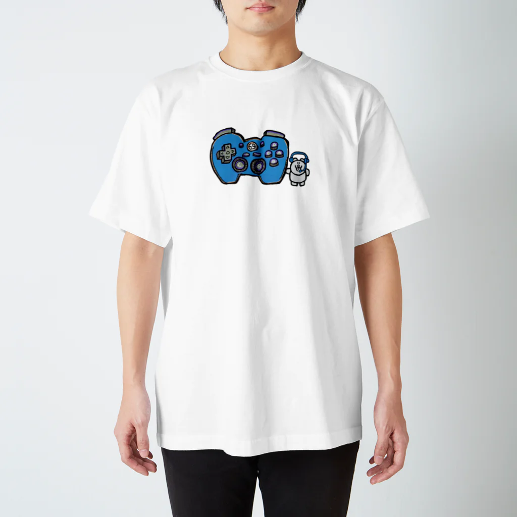 福留茜のGAME BLUE Regular Fit T-Shirt