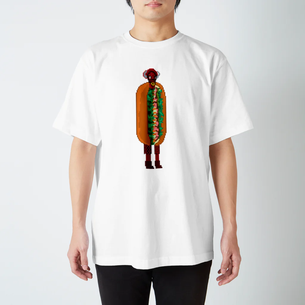 立ち食いそば屋の空気椅子のバイソンミー スタンダードTシャツ