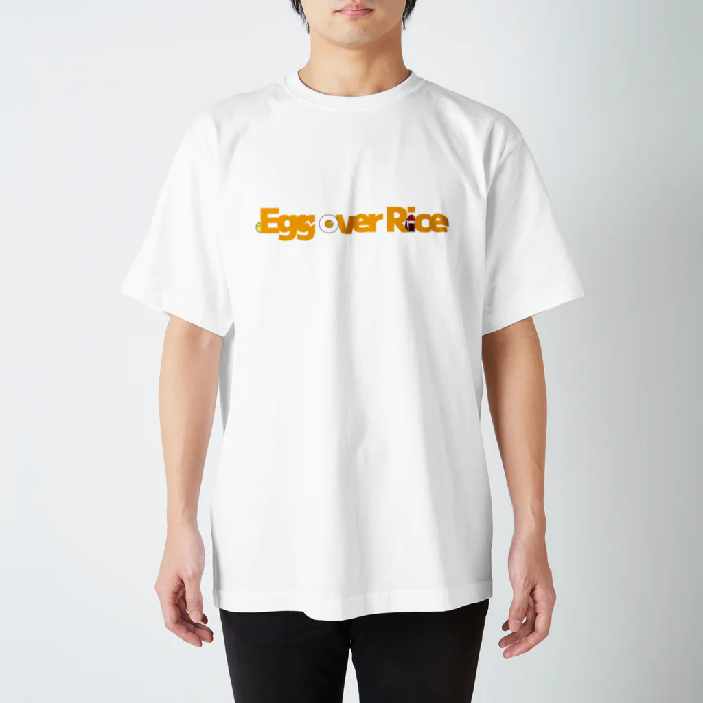 Egg over RiceのEgg over Rice ロゴTシャツ Regular Fit T-Shirt