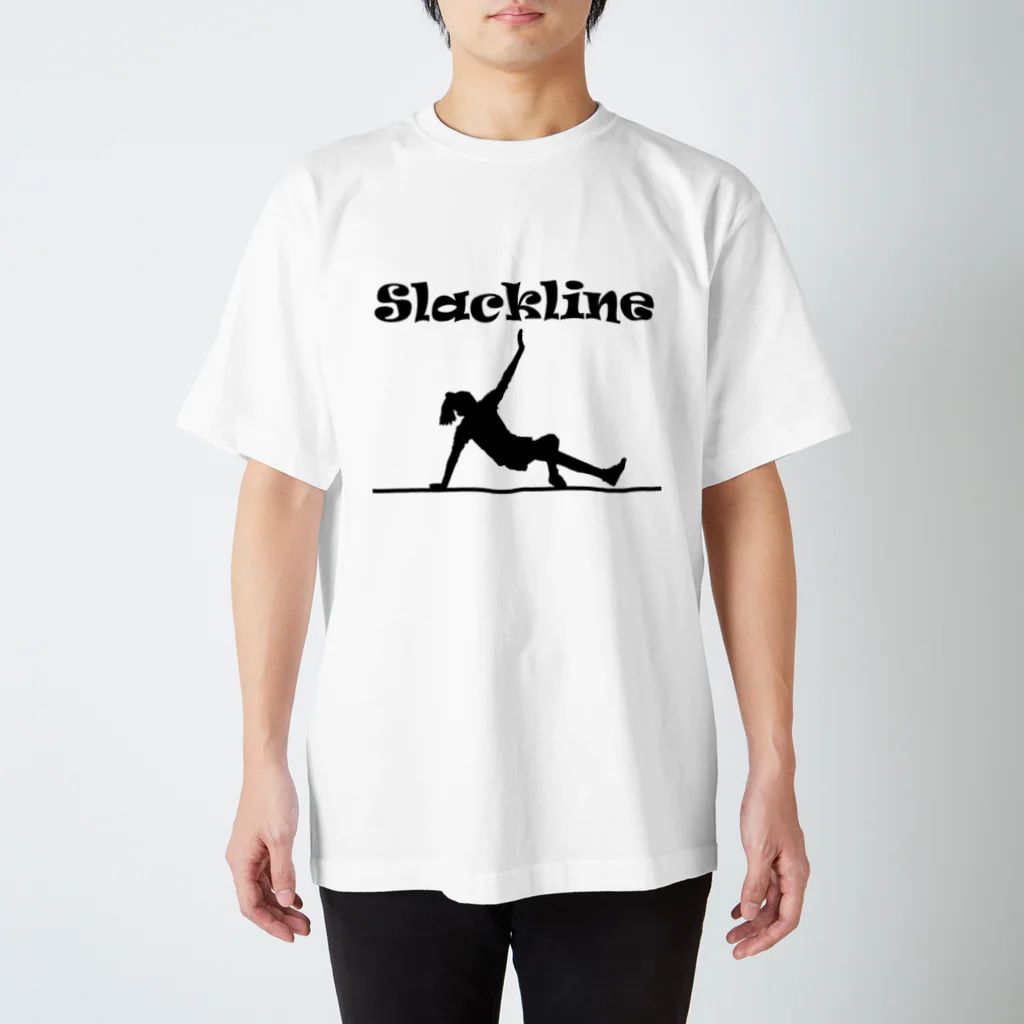 SLACKLINE HUB(スラックライン ハブ)のスラックライン(ガンビット) Regular Fit T-Shirt