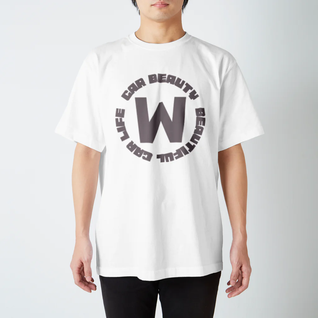 あおもりのもりのいろいろをもりもりのCAR BEAUTY W.O. スタンダードTシャツ