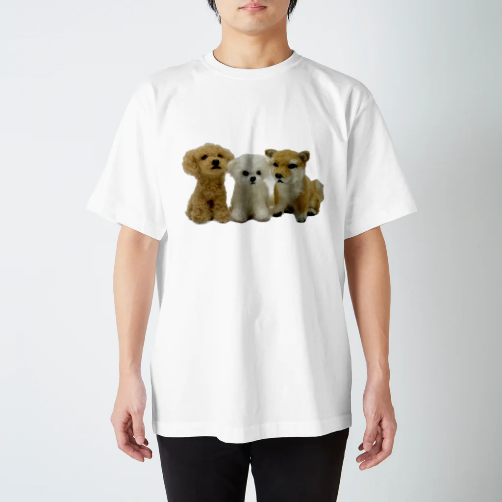 vivi_rumの仲良しわんこ Regular Fit T-Shirt