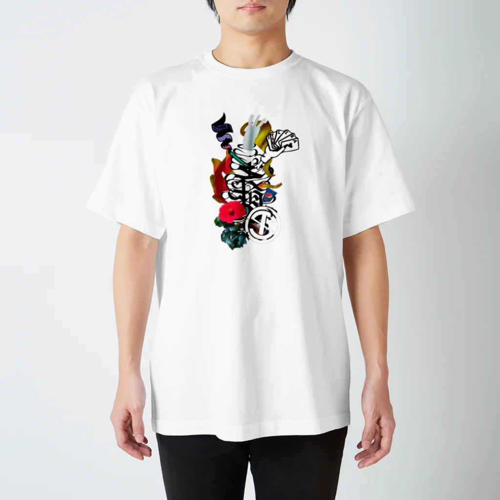 topstlikaの表現カリグラフィ Regular Fit T-Shirt