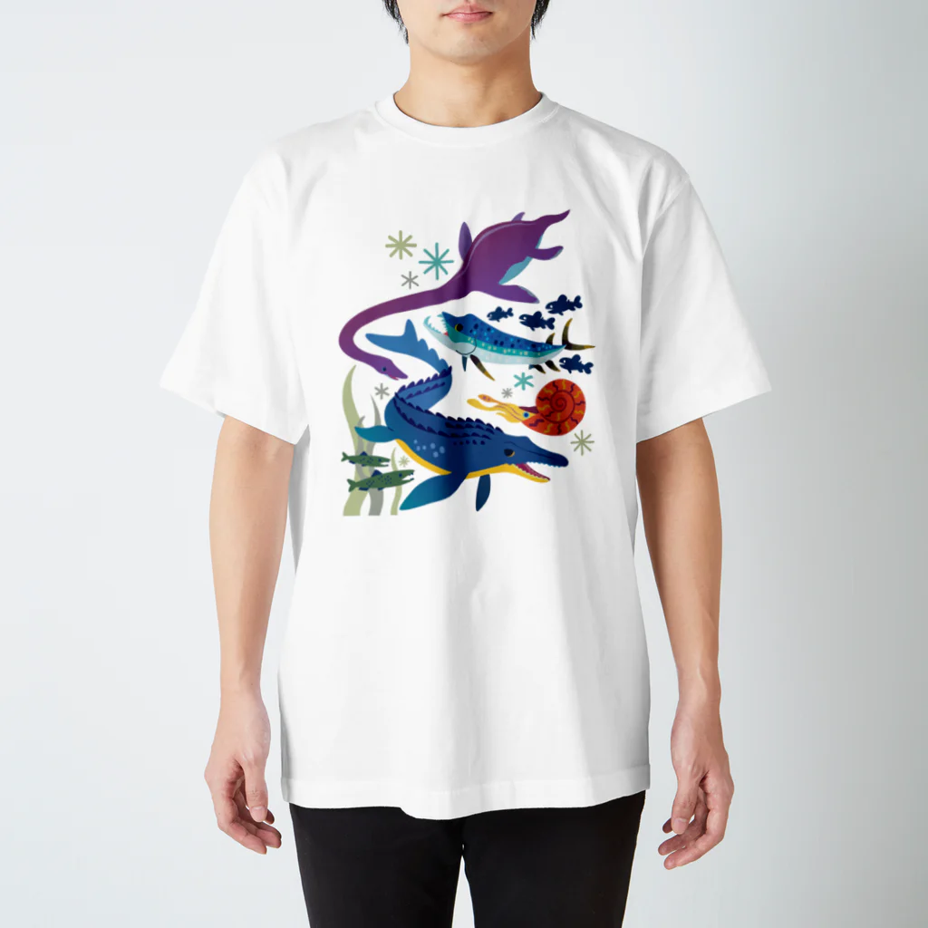 みなとまち層の白亜紀の海 スタンダードTシャツ