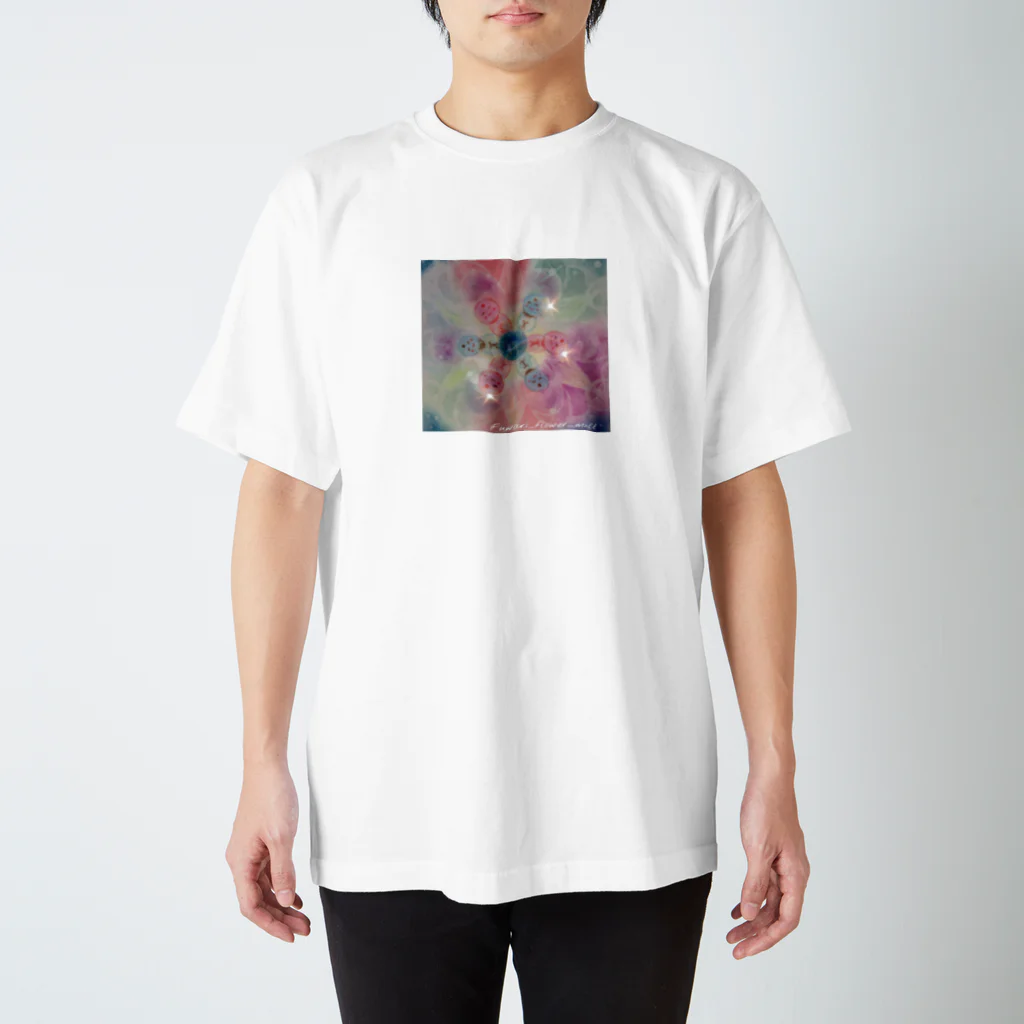 flower_millの輝きをあなたに　ブダチャ　曼荼羅 スタンダードTシャツ