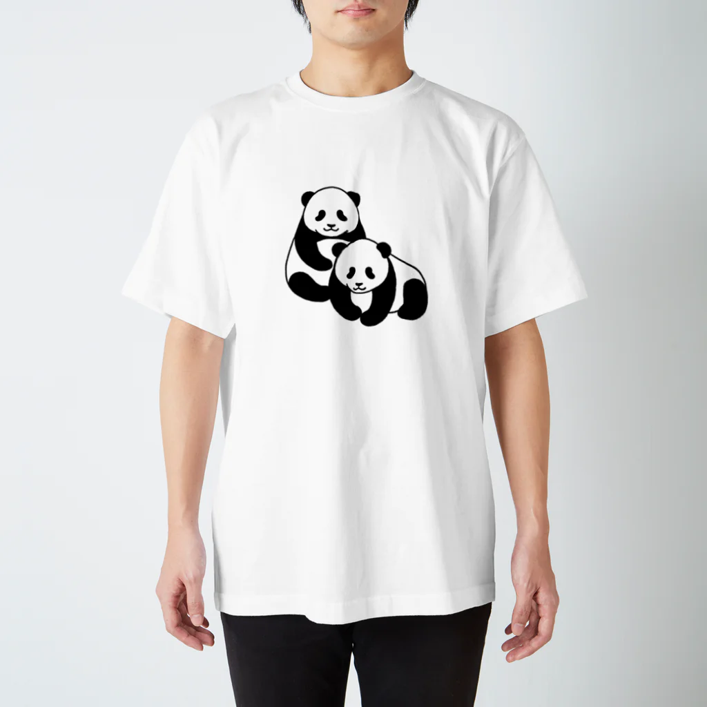 chippokeの双子パンダ Regular Fit T-Shirt