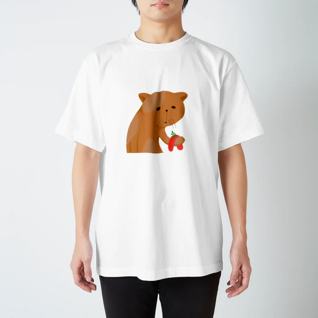 meiyueのつかれたねこ Regular Fit T-Shirt