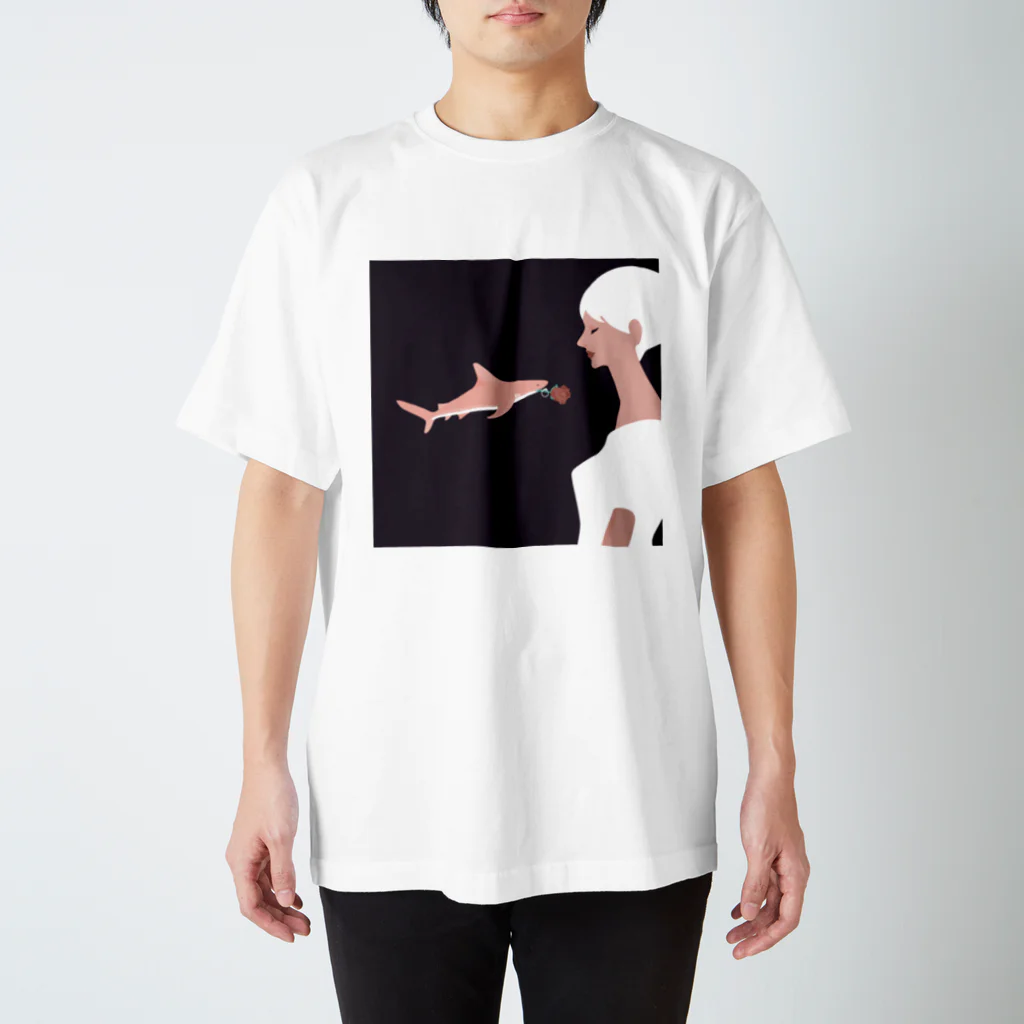 さかたようこ / サメ画家のサメのプロポーズ Regular Fit T-Shirt