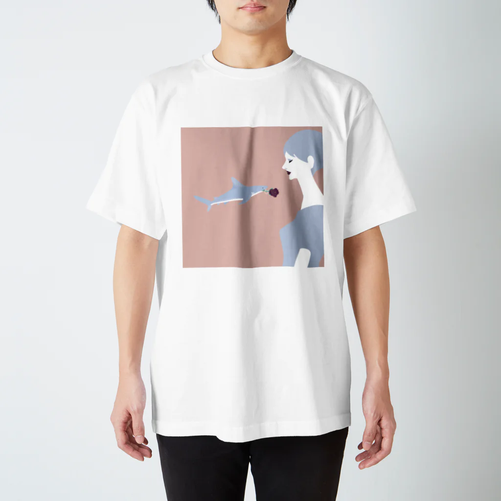 さかたようこ / サメ画家のサメのプロポーズ スタンダードTシャツ