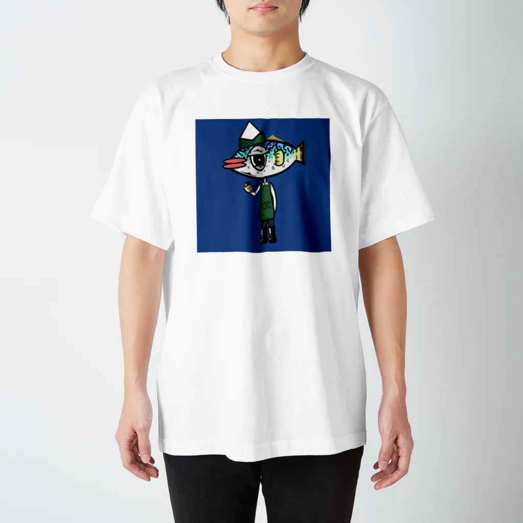 びんびん君の鯖くん スタンダードTシャツ