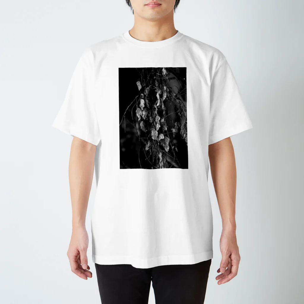 自然の写真とクルマのイラスト屋の枯れても美しい高尾山の自然 植物 Regular Fit T-Shirt