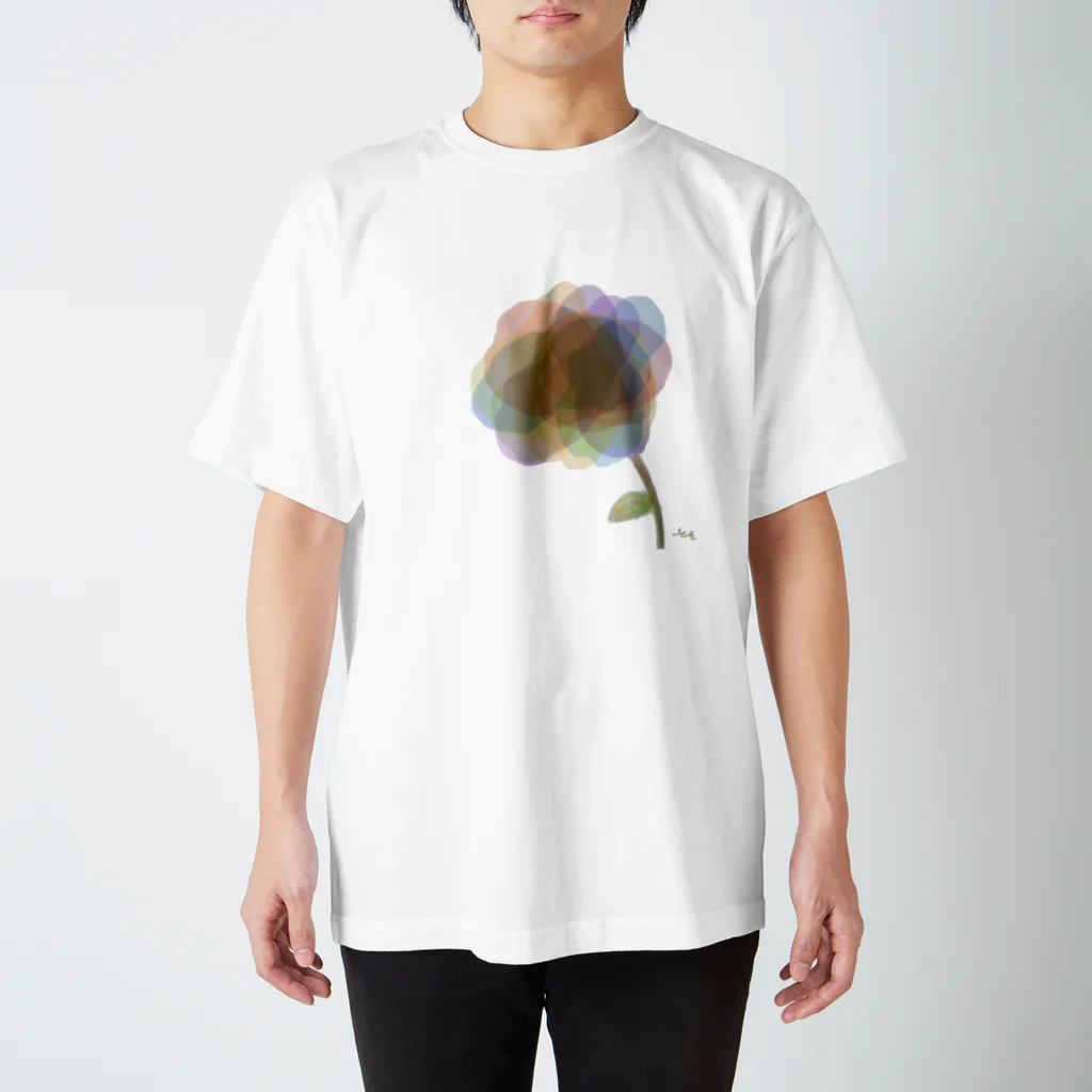 里のFLOWER Regular Fit T-Shirt