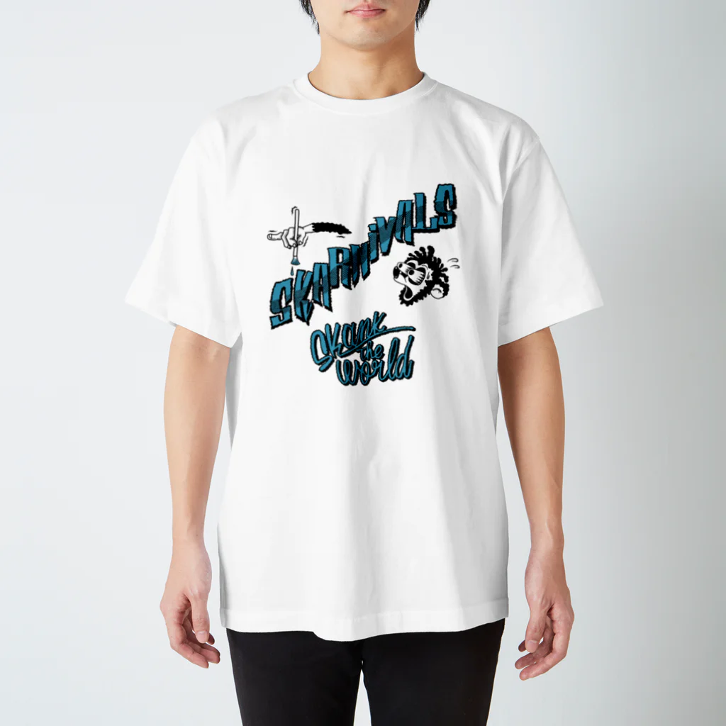 Skank The WorldのThe Skarnivals スタンダードTシャツ