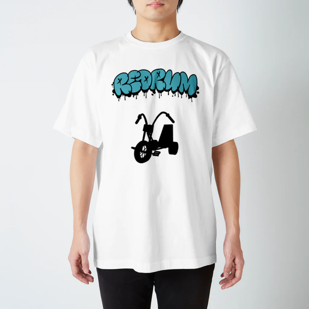 stereovisionのREDRUM（スローアップ） スタンダードTシャツ