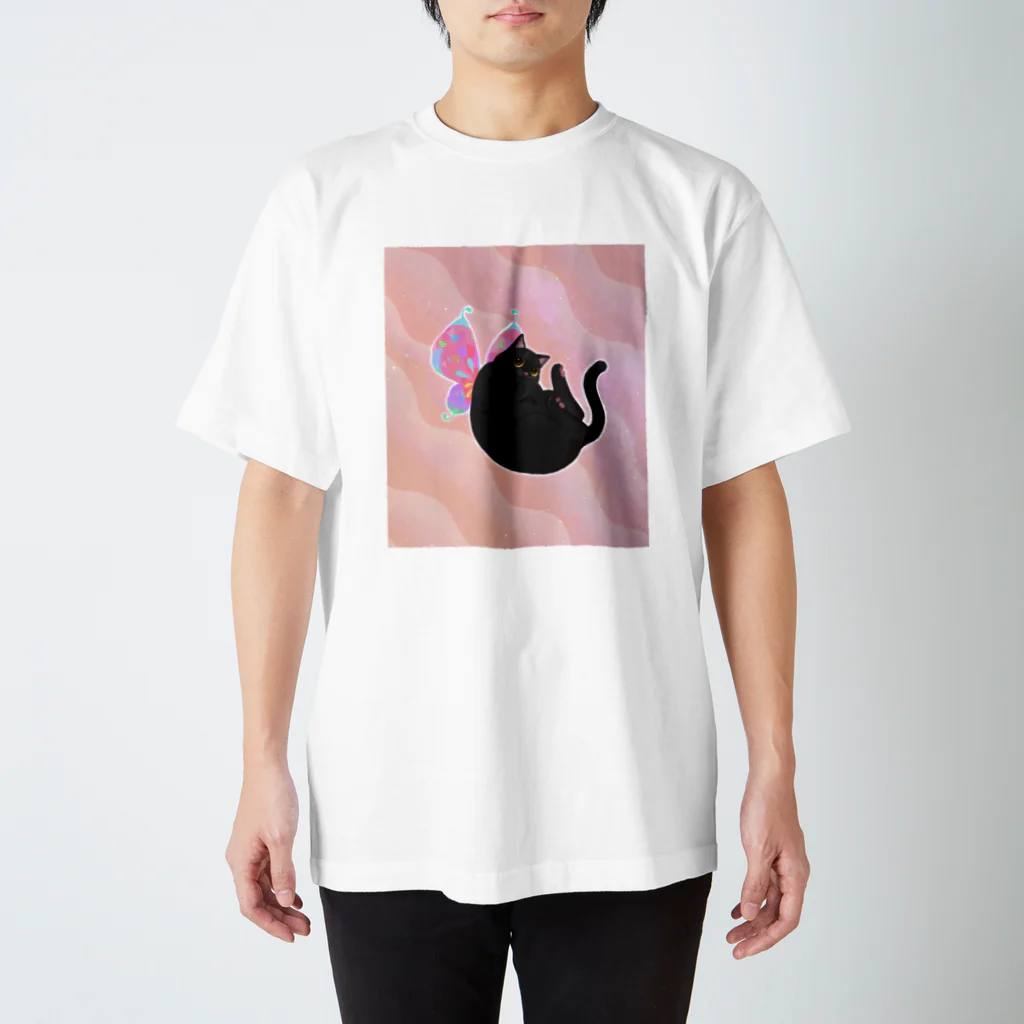 YouStoreの黒猫の妖精 スタンダードTシャツ