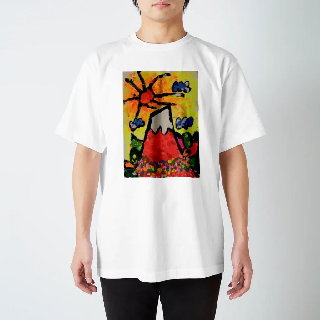 megu2525のHIROSHIの赤富士 スタンダードTシャツ