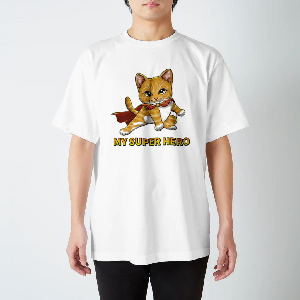 縁-yukari-のMY SUPER HERO Regular Fit T-Shirt