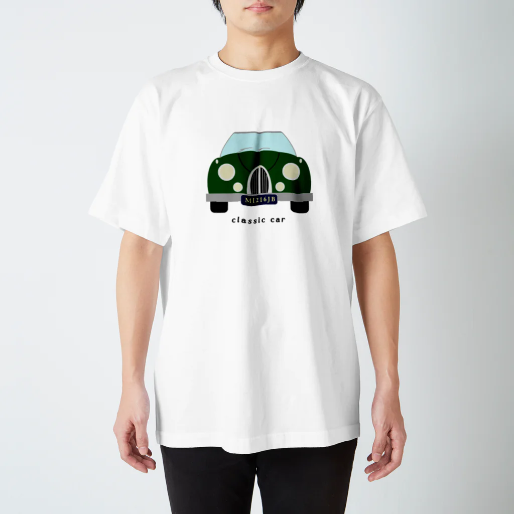 ヒマラニャのクラシックカー緑 Regular Fit T-Shirt