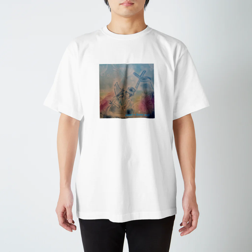 flower_millのA sweet delfts couple-flower_mill スタンダードTシャツ