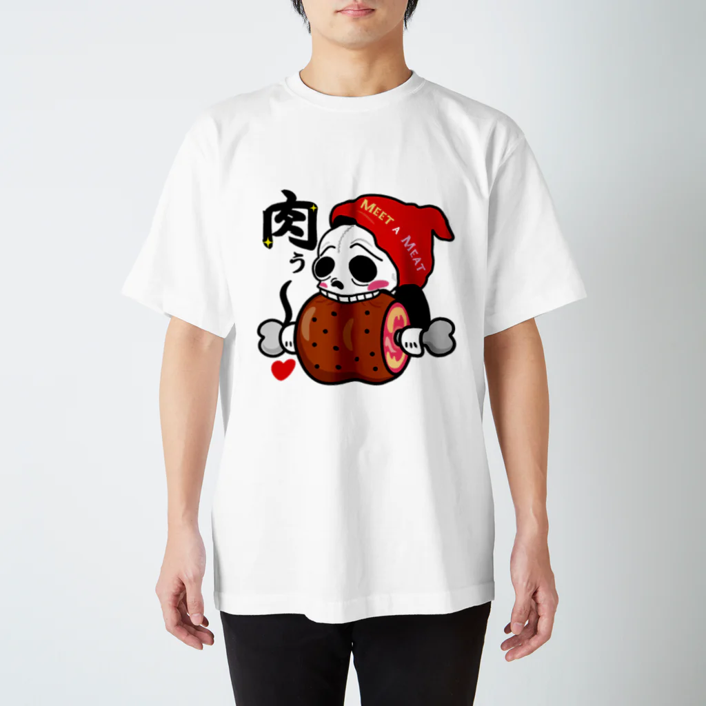 YASUHIRO_WORLDのYASUHIRO_WORLD  肉ぅシリーズ スタンダードTシャツ