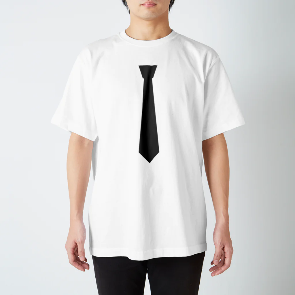 Two Dimensions BarCodeのネクタイ Regular Fit T-Shirt