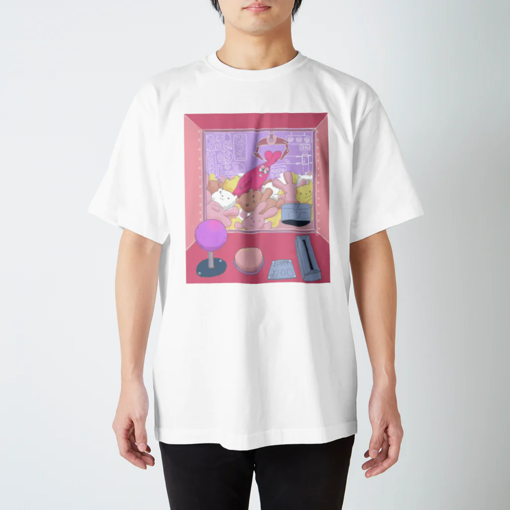 ichikoのゆーふぉーキャッチャー。何か取れそう？にほん スタンダードTシャツ