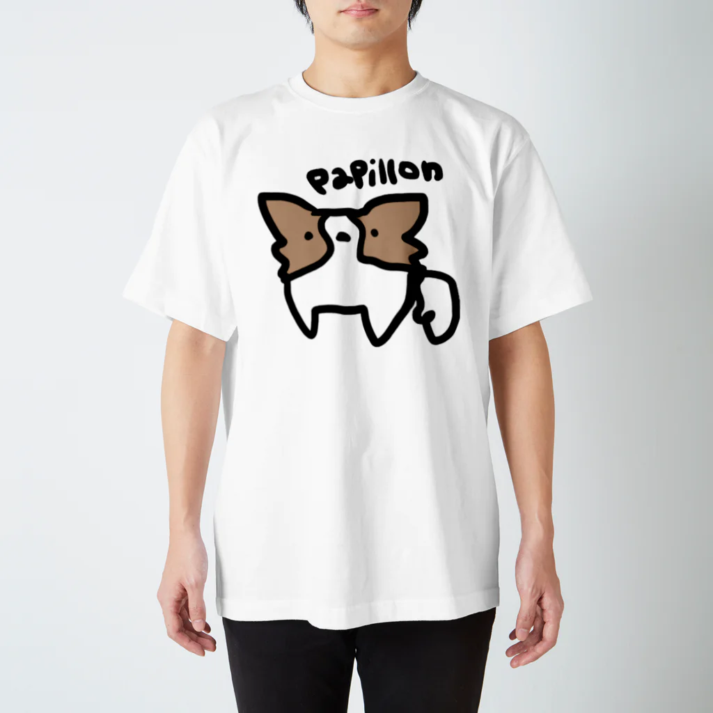 まあshop.+*:ﾟ+｡.☆のパピヨン スタンダードTシャツ