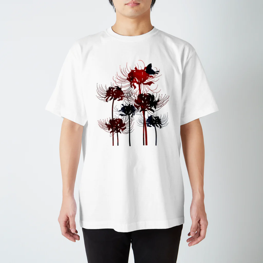 ひのいろ研究室　購買部の魔女の毒草【彼岸花】 Regular Fit T-Shirt