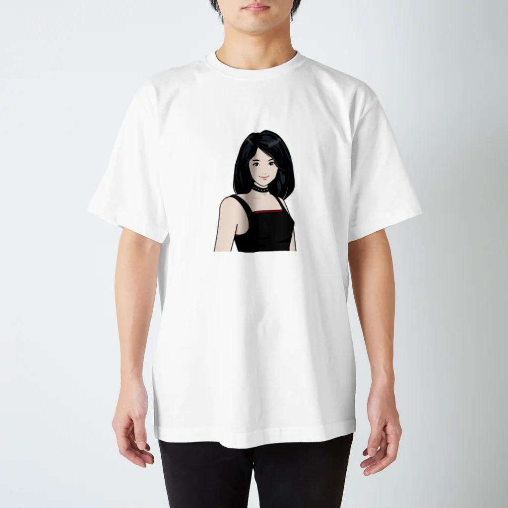 TOKU_YUKIMURAの微笑の美少女 Regular Fit T-Shirt