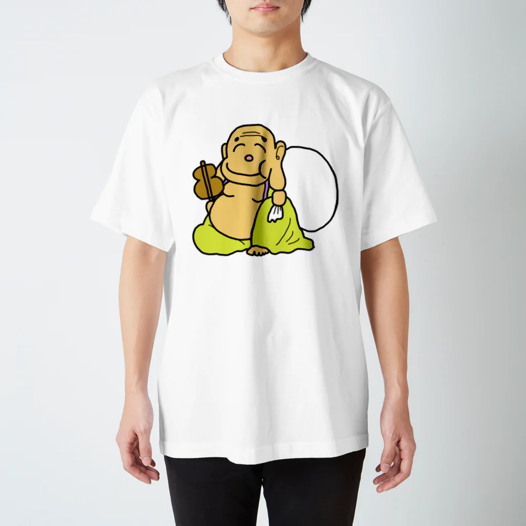 クマノ コリンのおうちのえびす顔のほていさん スタンダードTシャツ