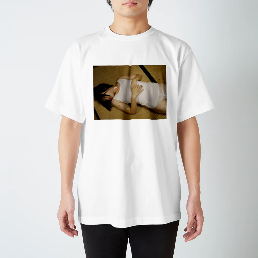 被写体あおぴのぐっずの半額女子 Regular Fit T-Shirt