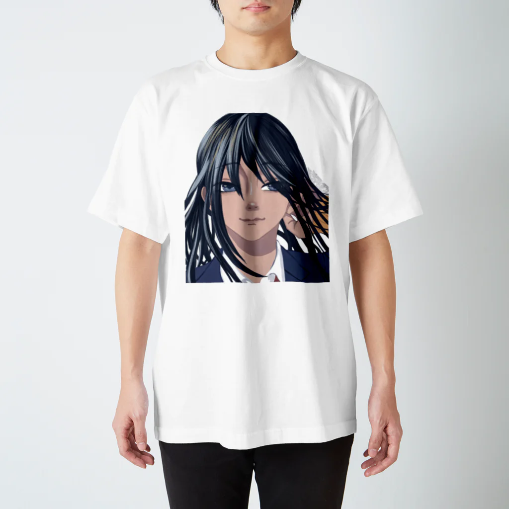 todotoraの油彩風、女子高生 Regular Fit T-Shirt