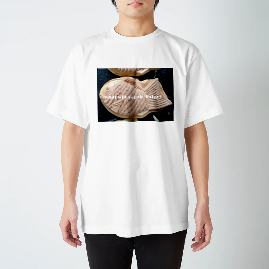 高田万十のWhat will you do today? Regular Fit T-Shirt