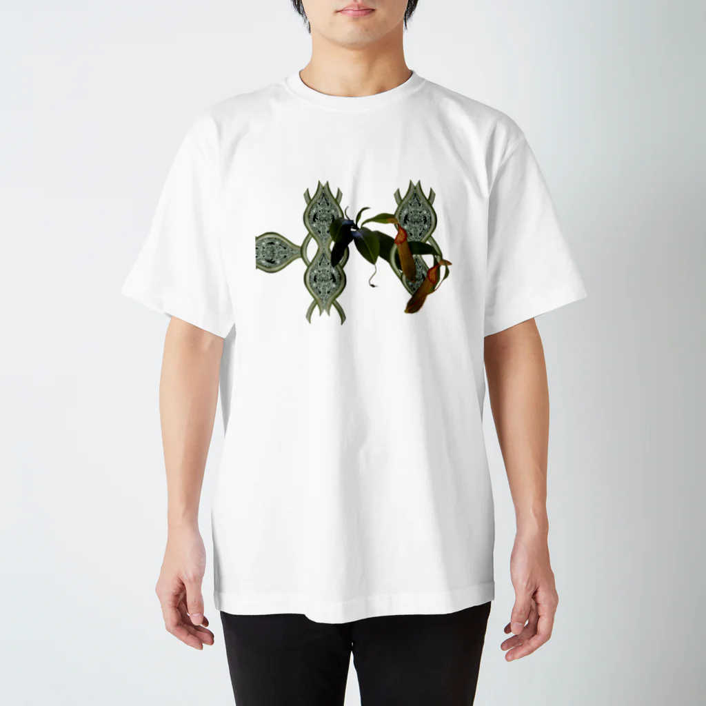 Exotc Peony～絵夢～のNpenthes Louisaシリーズ スタンダードTシャツ