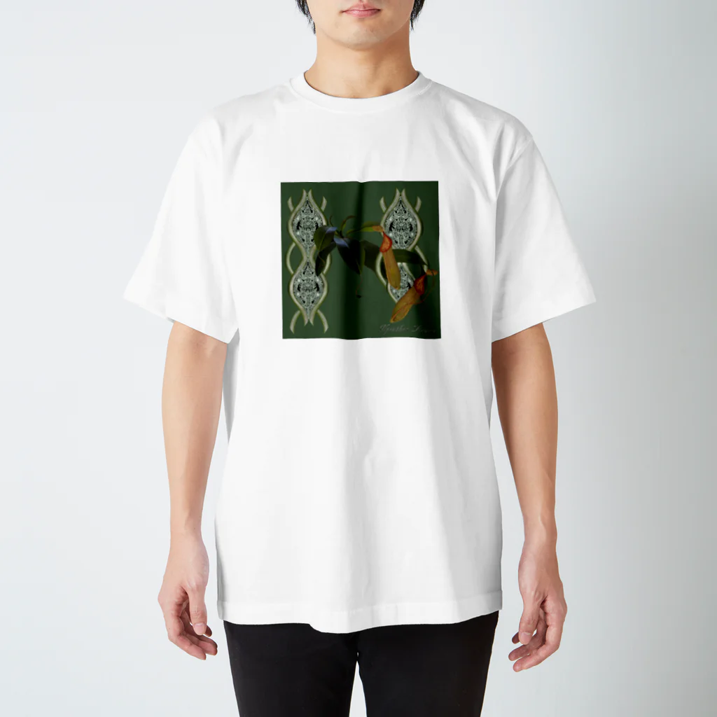 Exotc Peony～絵夢～のNpenthes Louisaシリーズ スタンダードTシャツ