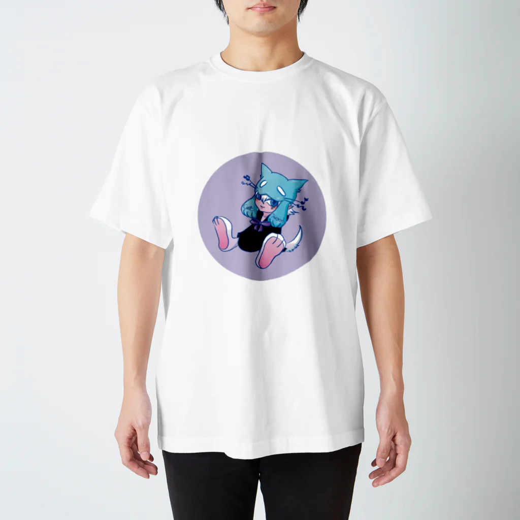 AnmituMakaronの猫魔くん スタンダードTシャツ