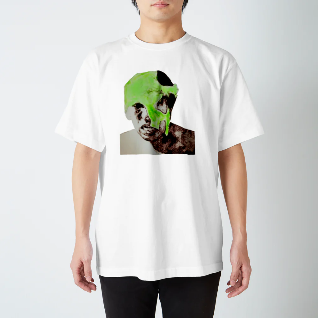 ROZE    HAZEのマスク剥ぎ(緑) Regular Fit T-Shirt
