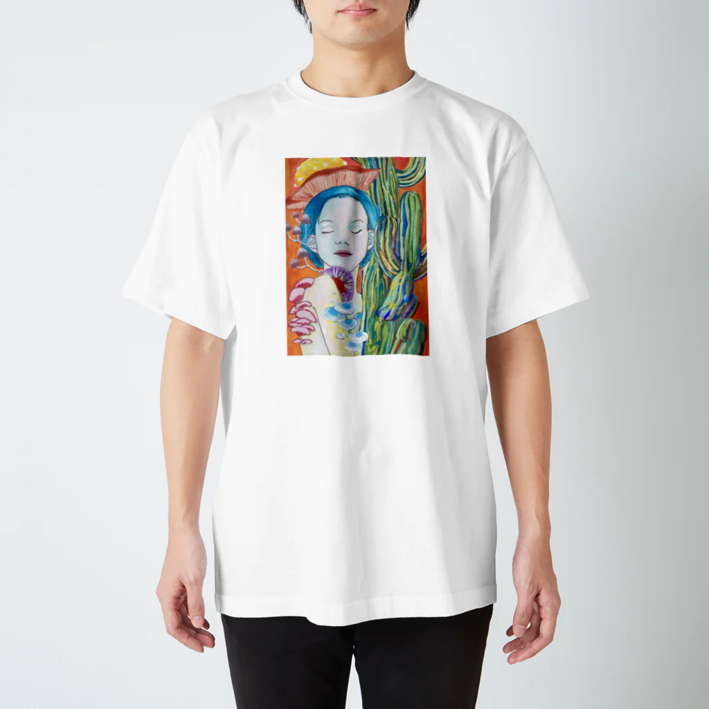 枩田 深穂のサボテンとキノコ スタンダードTシャツ