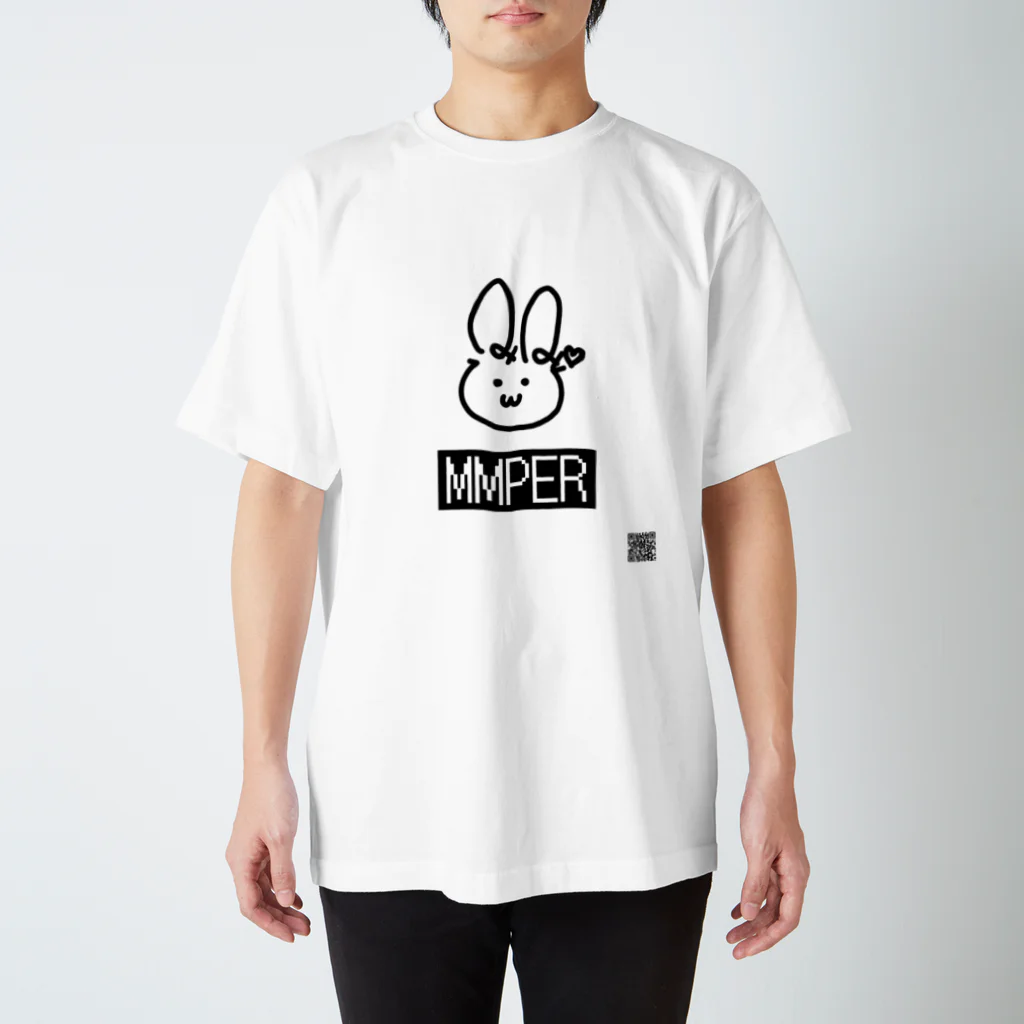 みみぴのおみせ～SUZURI出張店のMMPERアイテム(みみぴサイン) Regular Fit T-Shirt