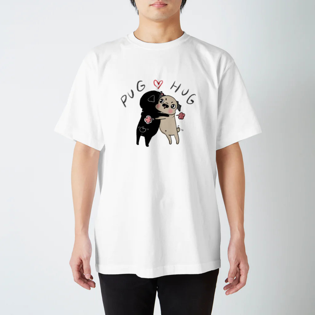 裏ひぐちのPUG ❤︎ HUG Regular Fit T-Shirt