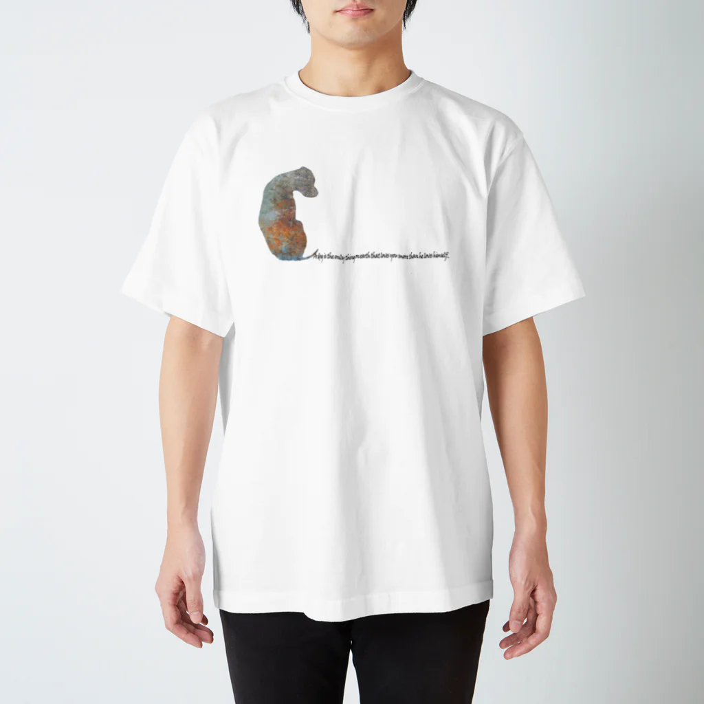 studio momoの犬は最愛の友人です Regular Fit T-Shirt