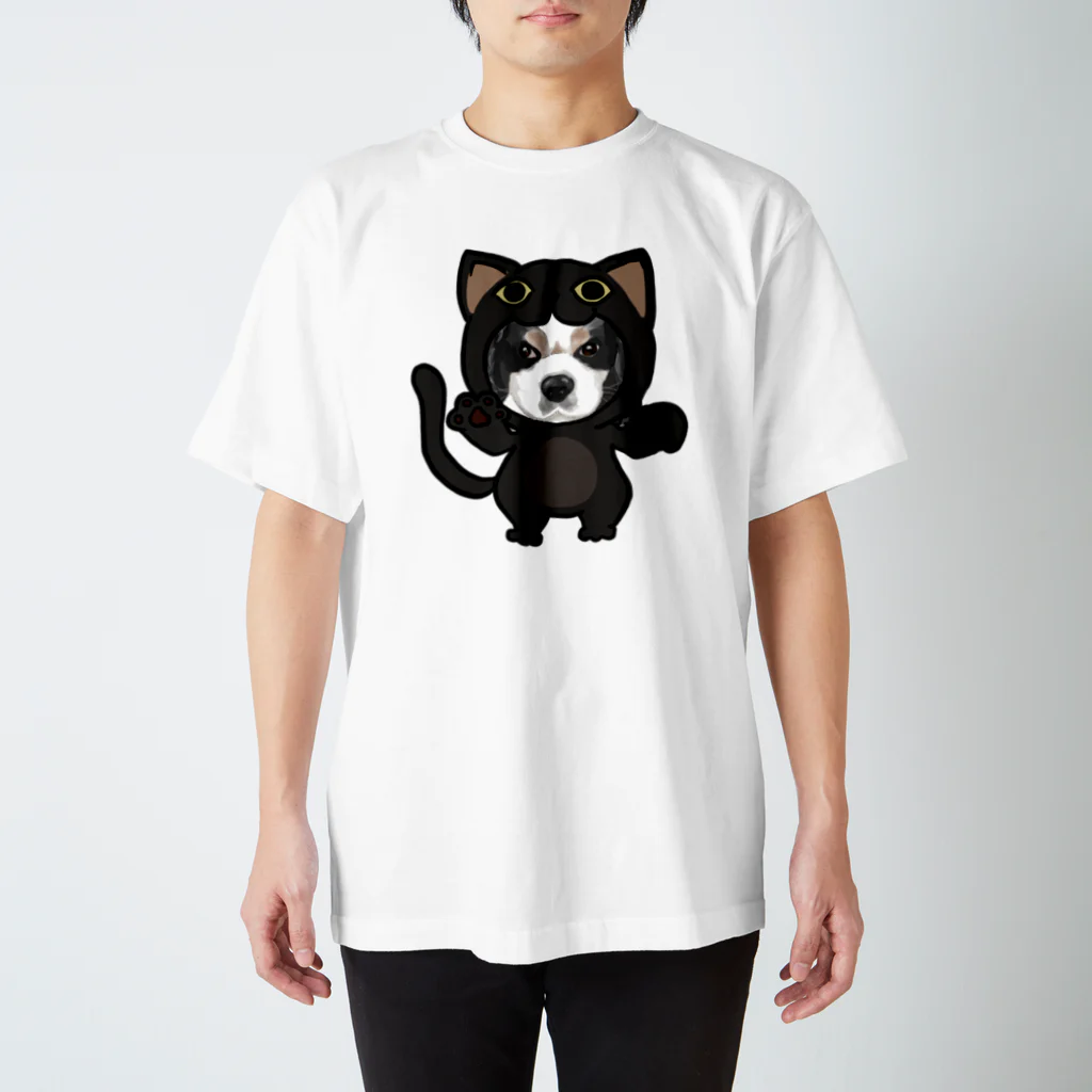 みきぞーん｜保護猫 ミッキー画伯と肉球とおともだちのmaruku Regular Fit T-Shirt