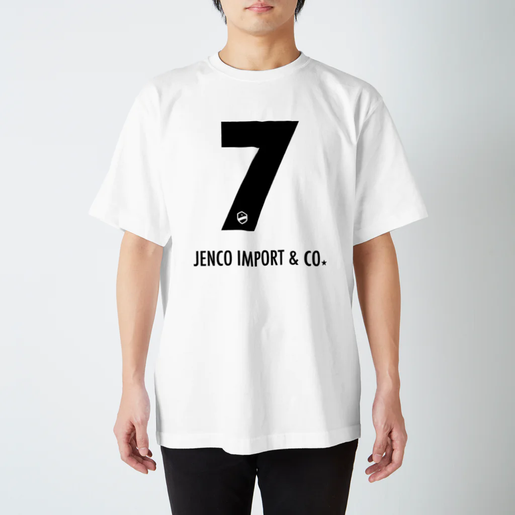 JENCO IMPORT & CO.のJENCO IMPORT & CO. LUCKY No.7 スタンダードTシャツ