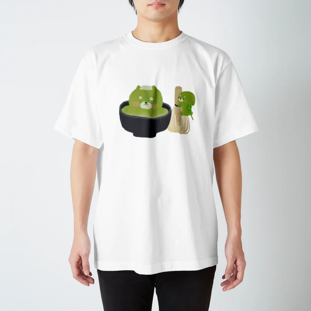 (   ᵔ(ᴥ)ᵔ   )のお茶 スタンダードTシャツ