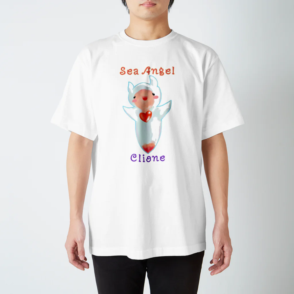 Lily bird（リリーバード）の流氷の天使クリオネ① スタンダードTシャツ