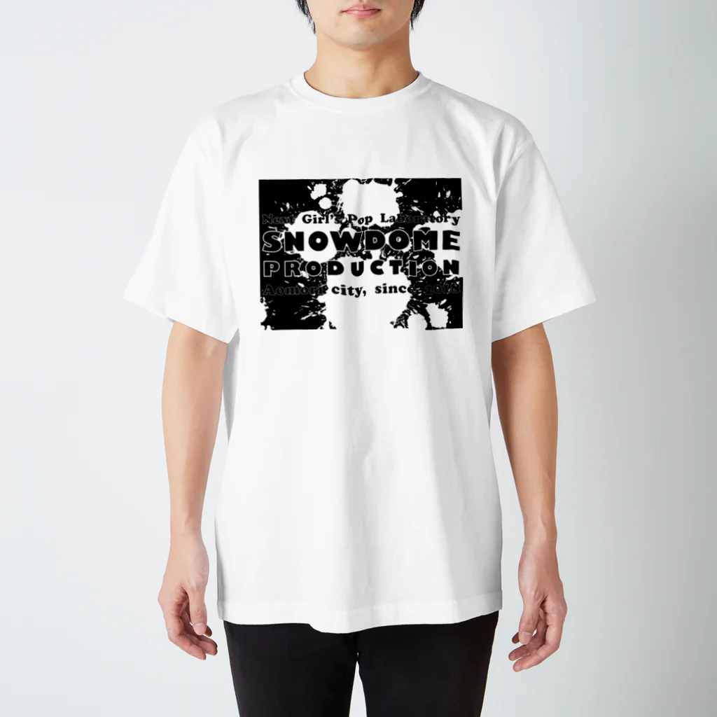 SNOWDOME PRODUCTIONのSNOWDOME PRODUCTION 2022 スタンダードTシャツ(白フロントロゴ) Regular Fit T-Shirt