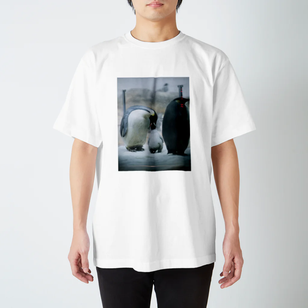 ojapaのコウテイペンギンの親子 Regular Fit T-Shirt