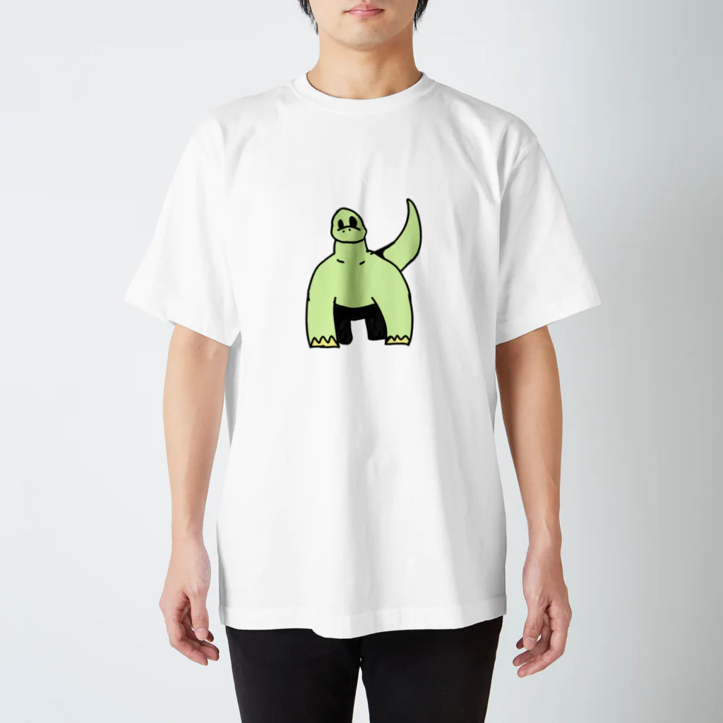 ぼりよしの真正面ぶらきおさうるすくん Regular Fit T-Shirt