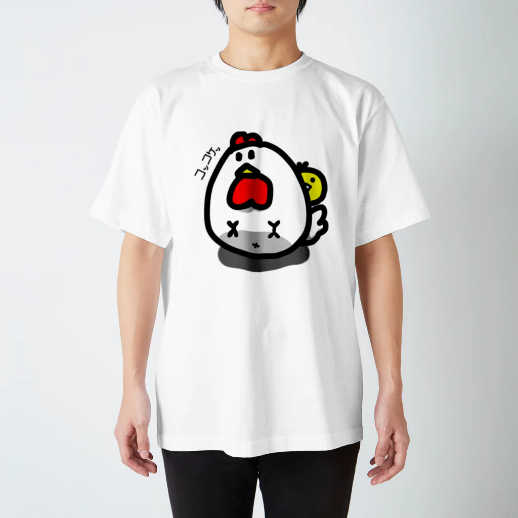 🐥ゆる(いイラストで生き物を)愛(でたい)の🐔 Regular Fit T-Shirt