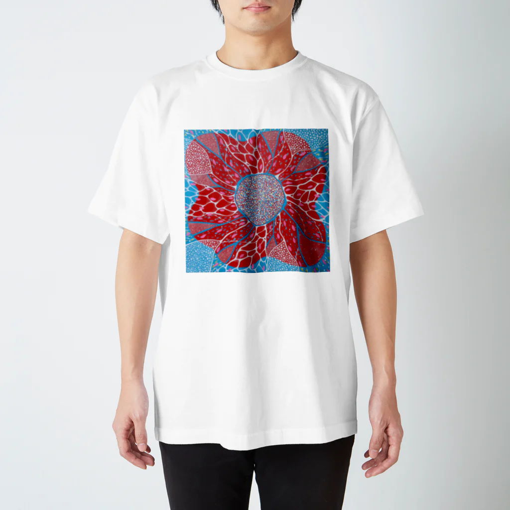 SAKI OTSUKAの魂の花 Regular Fit T-Shirt